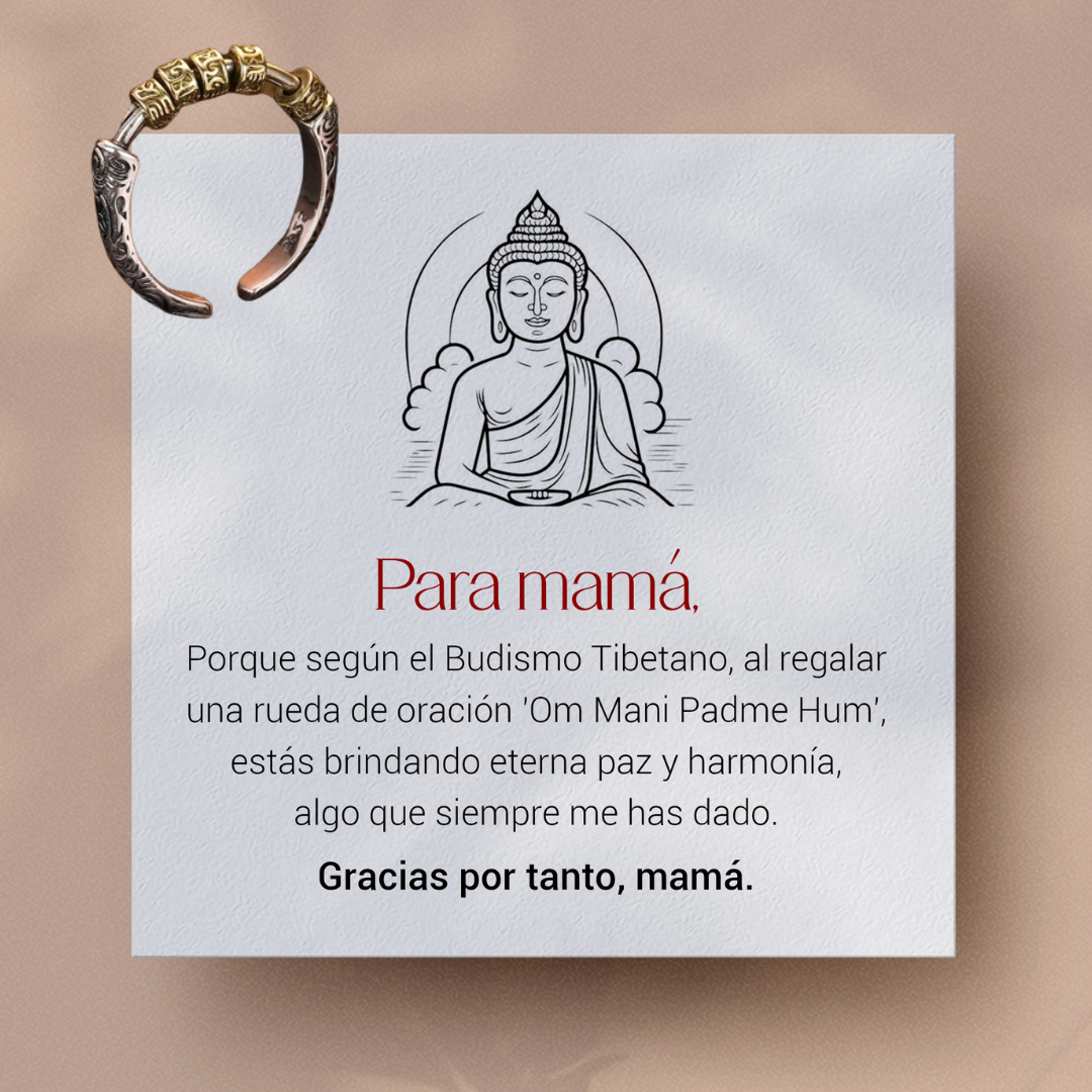 Anillo ZEN TIBETANO Antiestrés 2x1