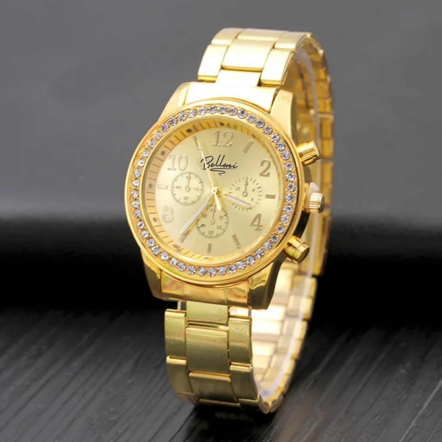 3X1 - RELOJ FUERZA DORADA
