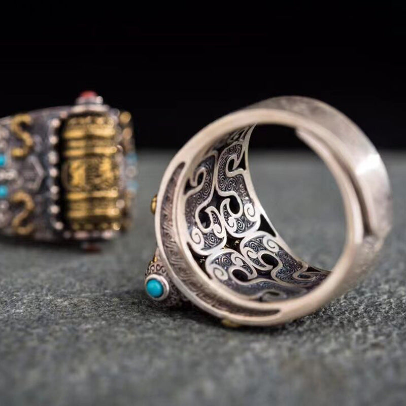 Anillo Ajustable ZEN TIBETANO - Rueda Antiestrés
