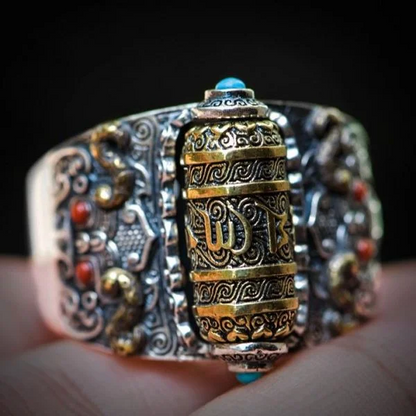 Anillo ZEN TIBETANO Antiestrés 2x1